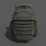 Human Backpack military Scifi