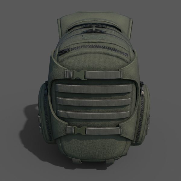 Human Backpack military Scifi