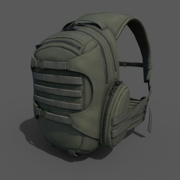 Human Backpack military Scifi