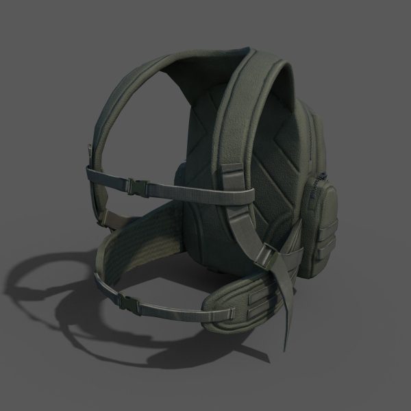 Human Backpack military Scifi