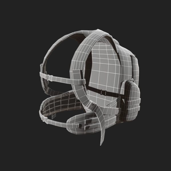 Human Backpack military Scifi