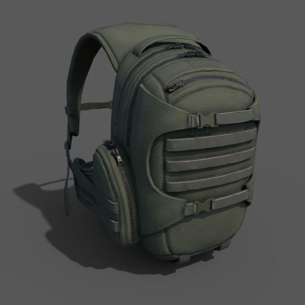 Human Backpack military Scifi