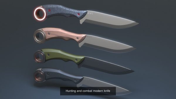 Hunting and combat modern knife pack x3
