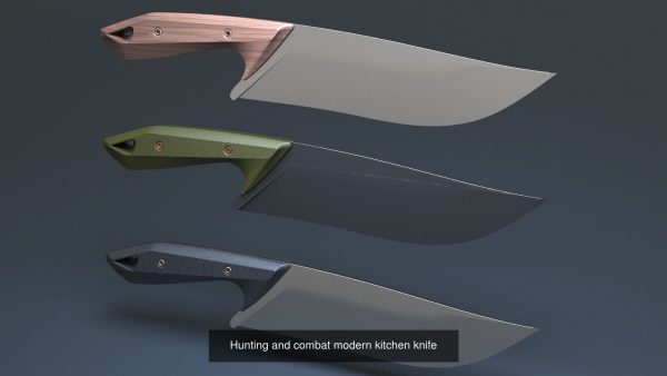 Hunting and combat modern knife pack x3