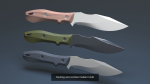 Hunting and combat modern knife pack x3