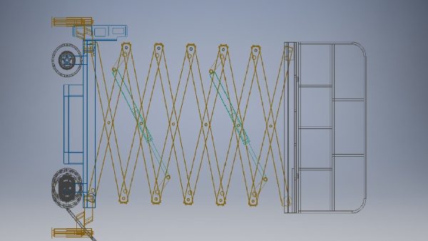 hydraulic scissors lift 3d model