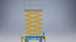 hydraulic scissors lift 3d model