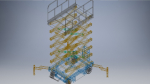 hydraulic scissors lift 3d model