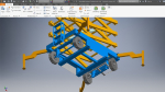 hydraulic scissors lift 3d model