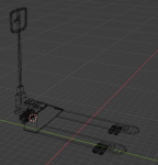 hydraulic trolley Lowpoly   Industrial Pallet Truck Trolley