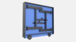 Indoor Table Tennis Table ITTF Folded