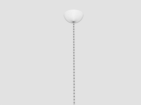 Industrial Black Hanging Chain Light