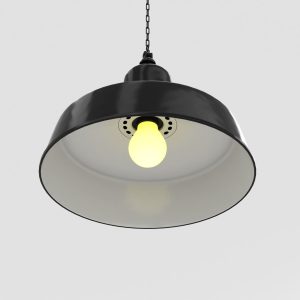 Industrial Black Hanging Chain Light