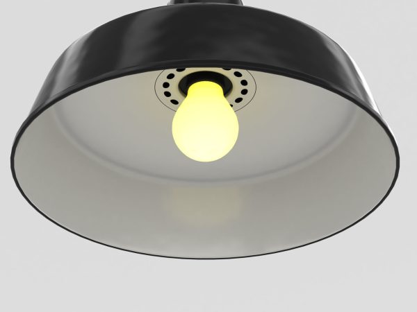 Industrial Black Hanging Chain Light