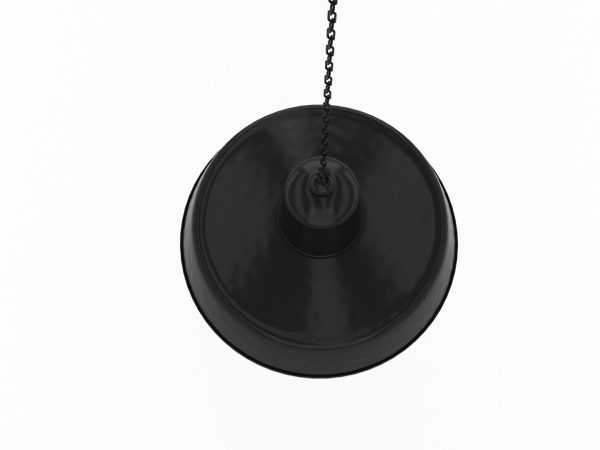 Industrial Black Hanging Chain Light