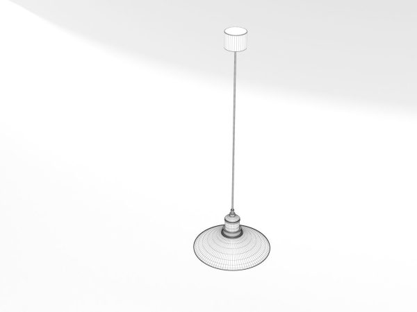 Industrial Black Hanging LED Lamp