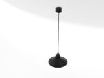 Industrial Black Hanging LED Lamp