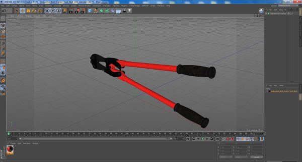 Industrial Bolt Cutter Tool Red