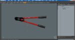 Industrial Bolt Cutter Tool Red