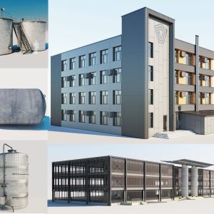 Industrial building  and Office building and Capacities