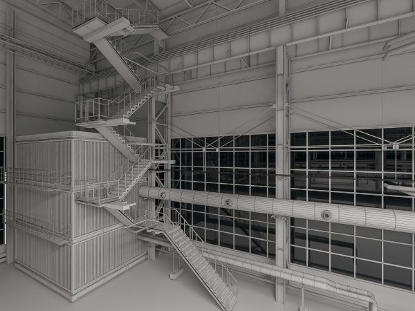 Industrial Building Interior 01