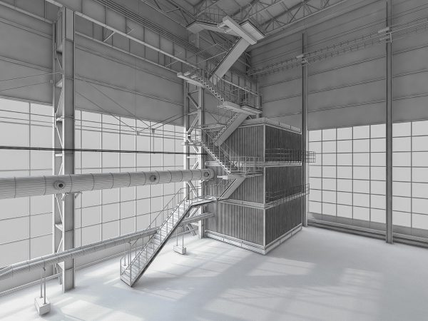 Industrial Building Interior 01