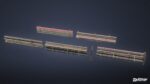 INDUSTRIAL - Cable Pipe Group 01 - LOW POLY