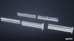 INDUSTRIAL - Cable Pipe Group 01 - LOW POLY