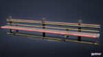 INDUSTRIAL - Cable Pipe Group 01 - LOW POLY