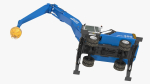Industrial Crane with Concrete Bucket