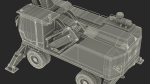 Industrial Crane with Concrete Bucket
