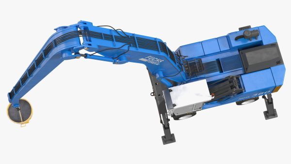 Industrial Crane with Concrete Bucket