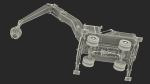 Industrial Crane with Concrete Bucket