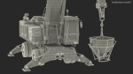 Industrial Crane with Concrete Bucket
