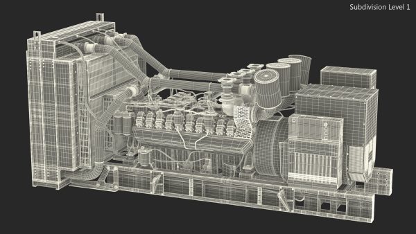 Industrial Diesel Generator Green