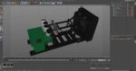 Industrial Diesel Generator Green