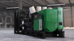 Industrial Diesel Generator Green