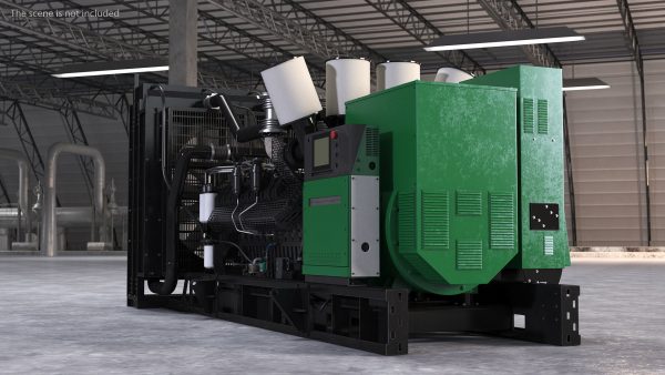 Industrial Diesel Generator Green