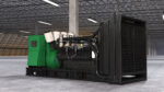 Industrial Diesel Generator Green