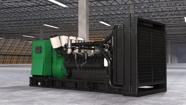 Industrial Diesel Generator Green