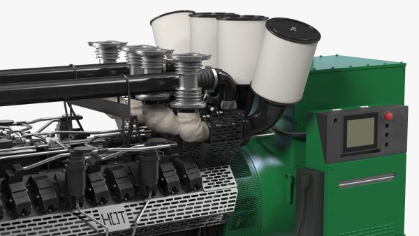 Industrial Diesel Generator Green