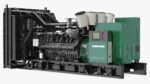 Industrial Diesel Generator Green