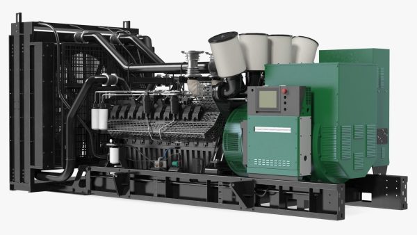 Industrial Diesel Generator Green