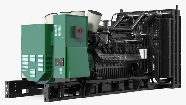 Industrial Diesel Generator Green