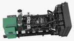 Industrial Diesel Generator Green