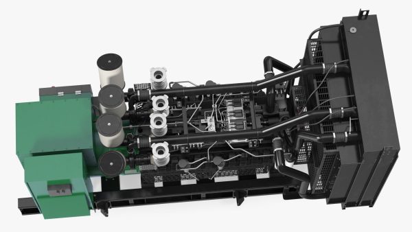 Industrial Diesel Generator Green