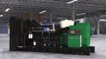 Industrial Diesel Generator Green
