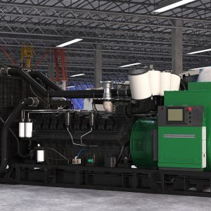 Industrial Diesel Generator Green