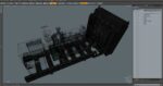Industrial Diesel Generator Green