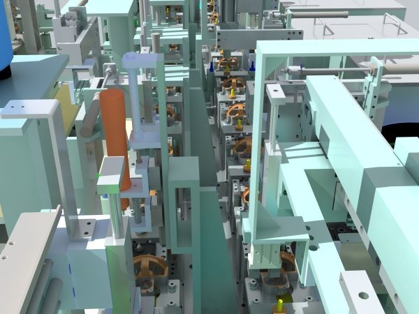 Industrial Equipment 3-Motor Automatic Assembly Production